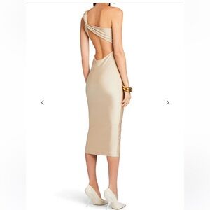 SER.O.YA MILDRED DRESS size small NWOT color gold